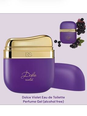 Dolce & Gabbana Violet Perfume Gel - alcohol free - BNIB
